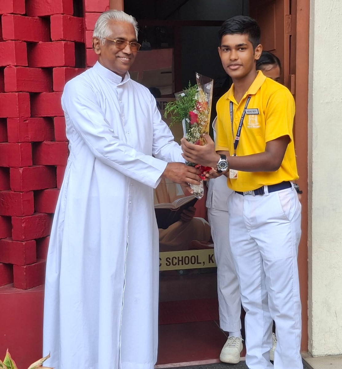 A bittersweet farewell to our dear Manager, Fr.Jose Edasserry. Your presence will be truly missed.